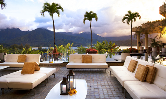 Sunset at the St. Regis Princeville, a popular place for honeymoons and weddings. Photo by St. Regis Princeville