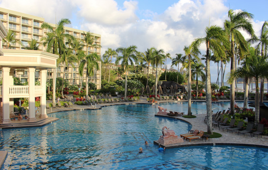 The Kauai Marriott is known for its amazing pools. Photo by Janna Graber